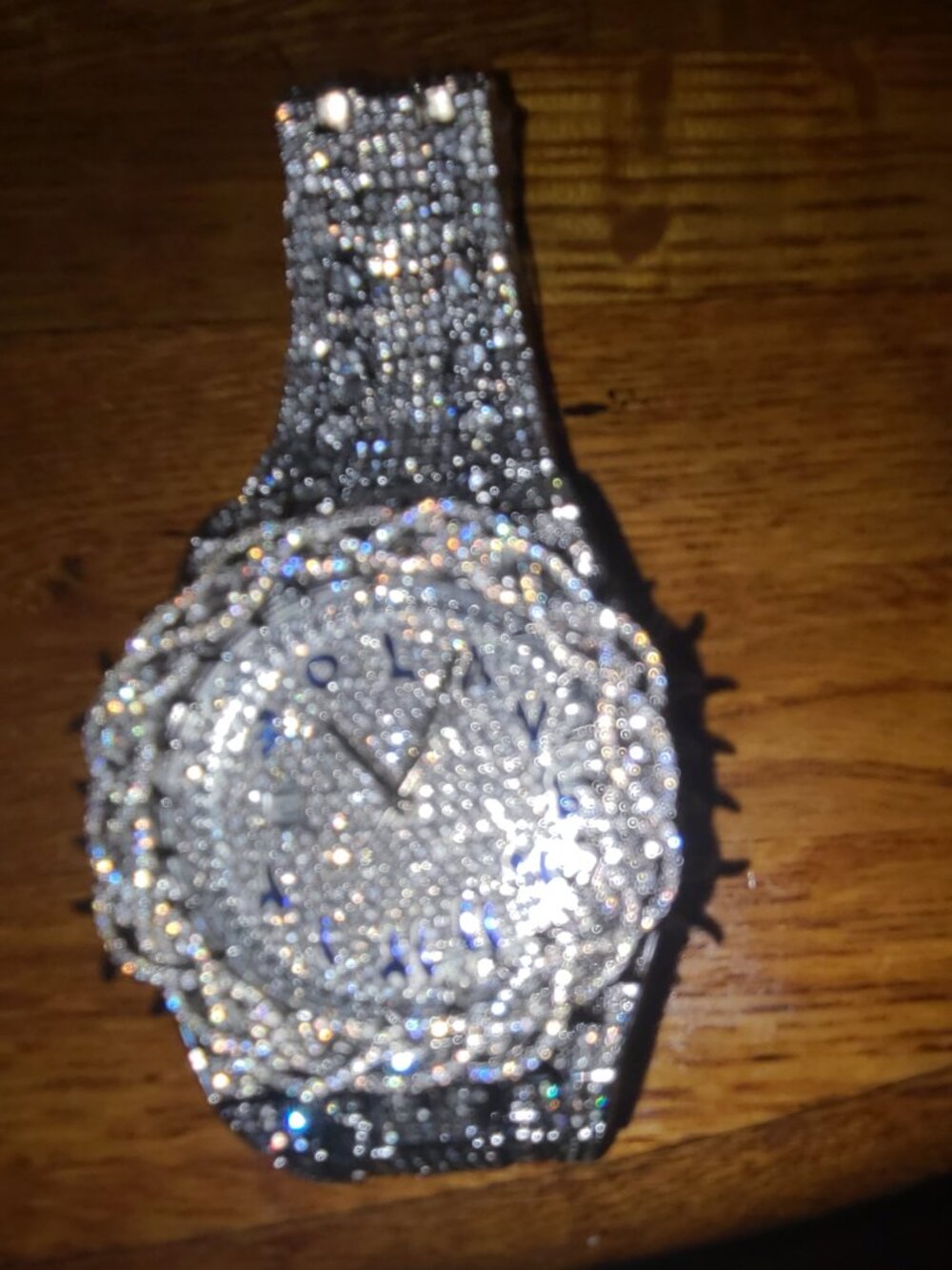 New Blingy Hip Hop Diva Crystal Encrusted Watch in Box w Date UNISEX